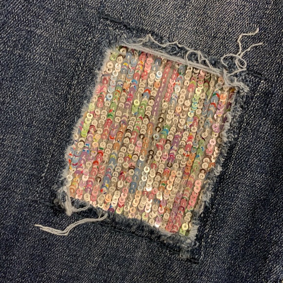 Cece Sequin Jeans - Picture 2 of 5